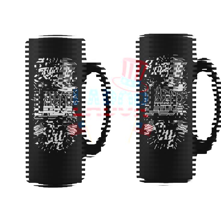 Happy Labor Day Patriotic Union Workers Usa Flag Women Coffee Mug