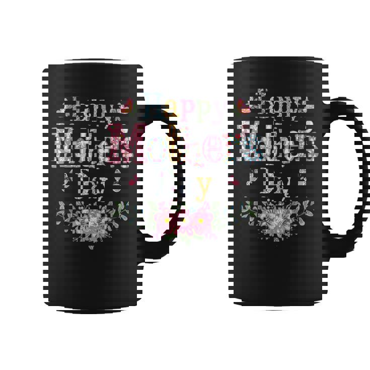 Happy Mother's Day 2025 Cute Wildflowers For Mom Grandma Coffee Mug