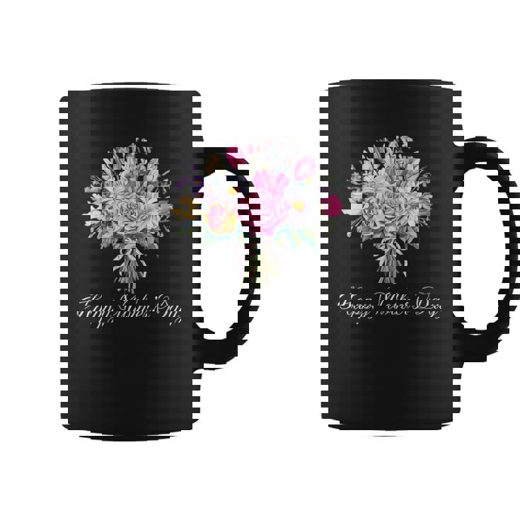 Happy Mother's Day For Mom Cute Mama Floral Bouquet Coffee Mug