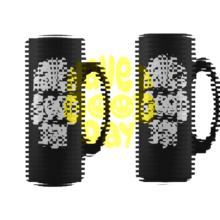 Have A Good Day レトロ ハッピーフェイス 90年代 スマイルフェイス 美学 コーヒーマグ