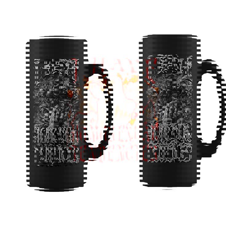 I Have Homosexual Tendencies 面白い ハード スケルトン ブーツレッグ コーヒーマグ