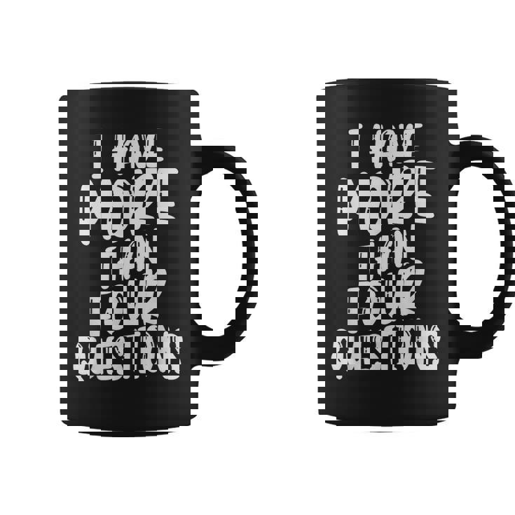 I Have More Four Questions 面白い ハッピー過越祭 キッズ コーヒーマグ