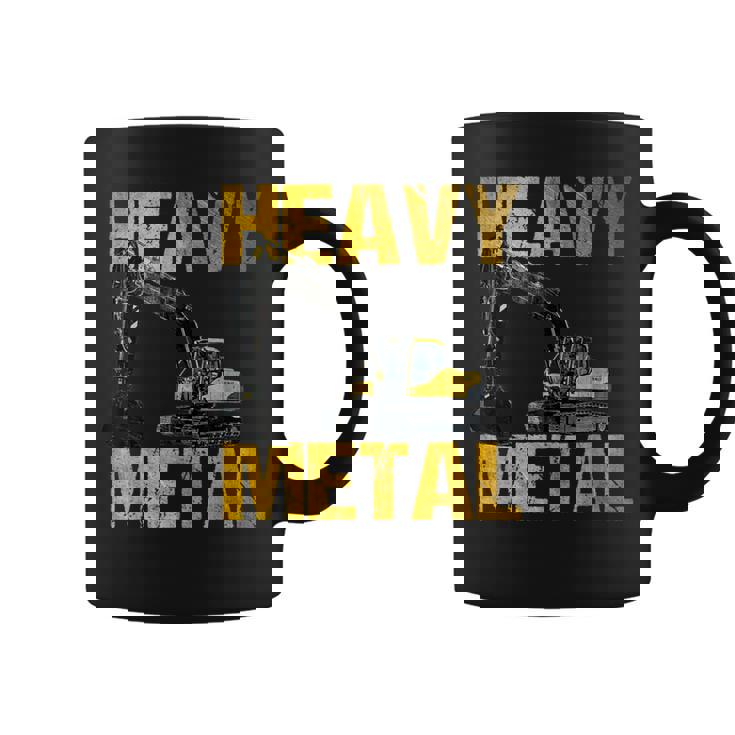 Heavy Equipment Operator Excavator Construction Backhoe コーヒーマグ