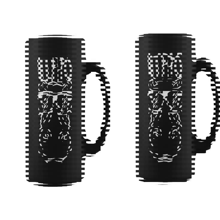 Hippopotamus デザイン クールで素晴らしいカバのサングラス コーヒーマグ