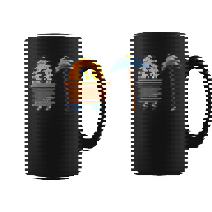 Hodl Btc モダンビットコインアート ビットコインマイニング ピクセル ビットコイン コーヒーマグ