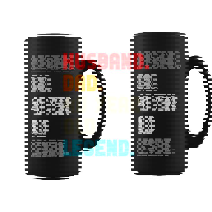 Hombre De 40 Años De Edad De Husband Dad Para Él Taza de café