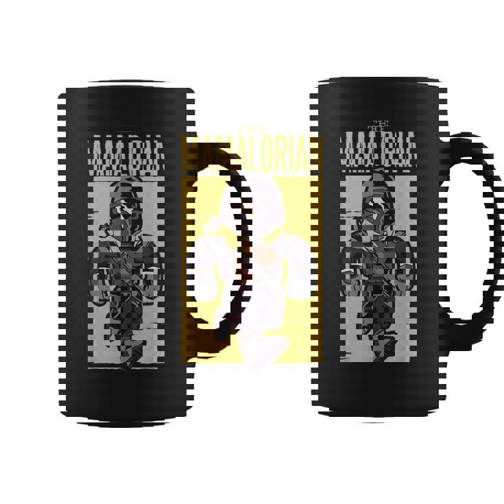 Hombre El Mamalorian Feliz Madres Hustler Día De La Madre Broma Taza de café