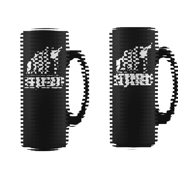 Hombre Gran Kajukenbo Evolución Karate Judo Kenpo Boxeo Taza de café