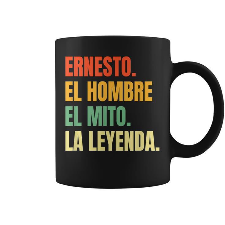 Hombre Nombre Ernesto Cumpleaños Regalo Años Divertido Decoración Taza de café