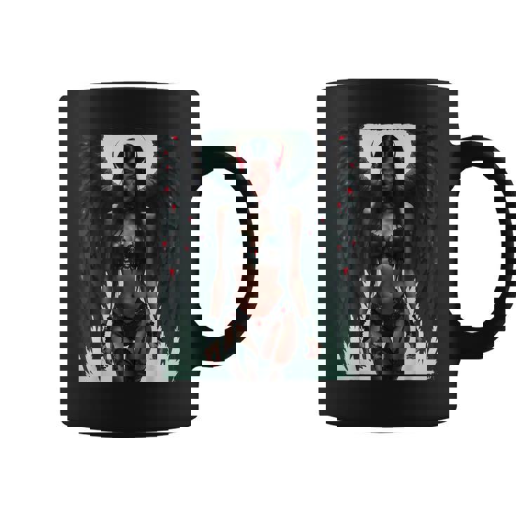 Hot Girl On 男性用 堕天使バトルレディ コーヒーマグ