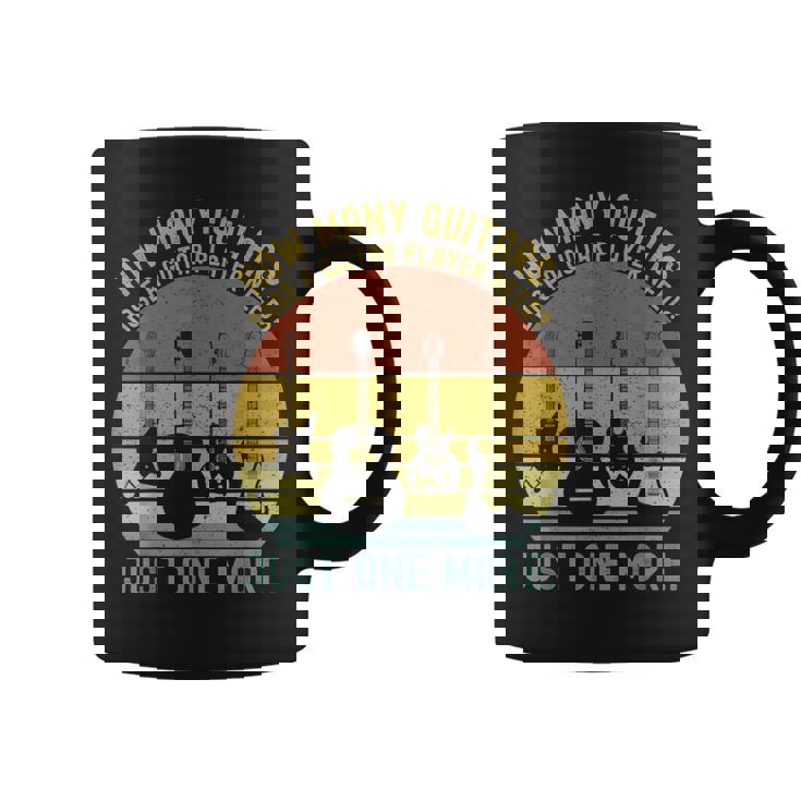 How Many Guitars メンズ ミュージシャン ギタープレーヤー コーヒーマグ