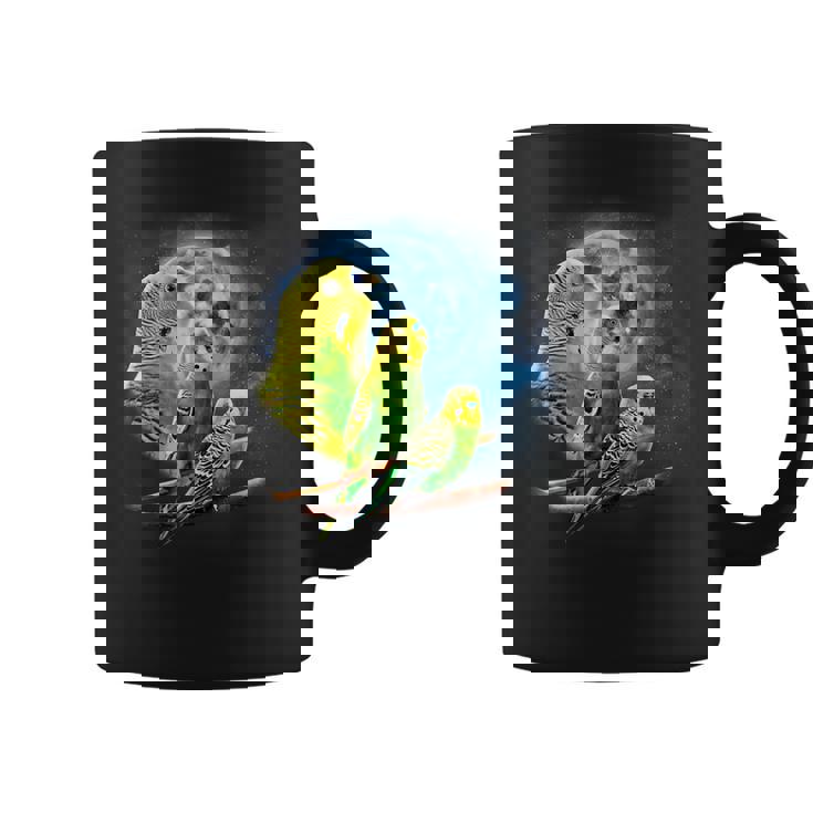 Howling At The Moon シャツ インコシャツ インコ セキセイインコ コーヒーマグ