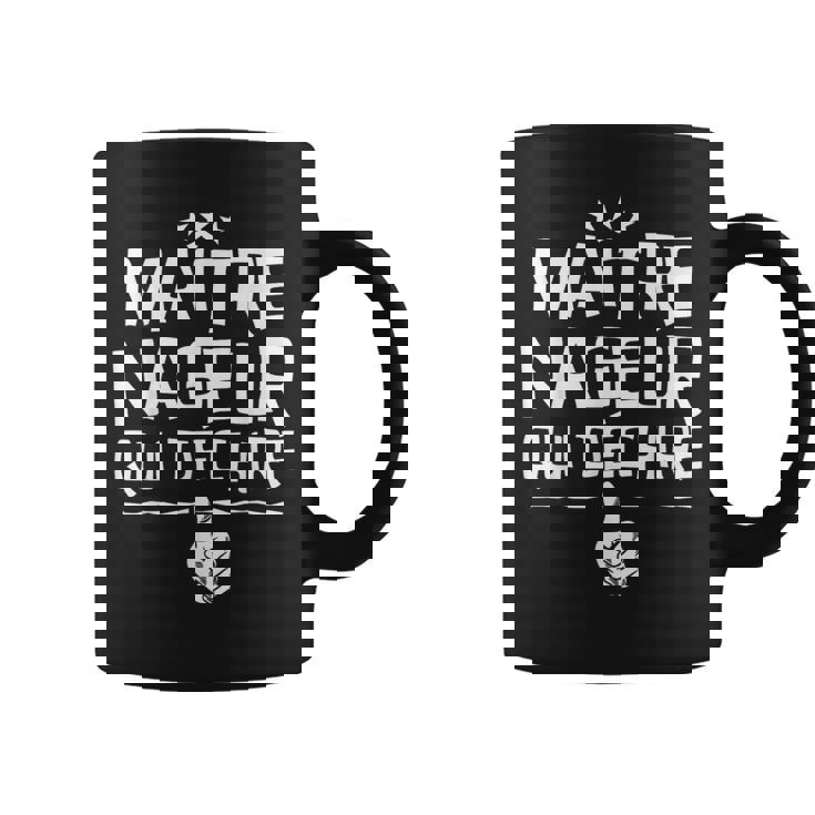 Humour Métier Cadeau Citations Pour Maître-Nageur Tasse