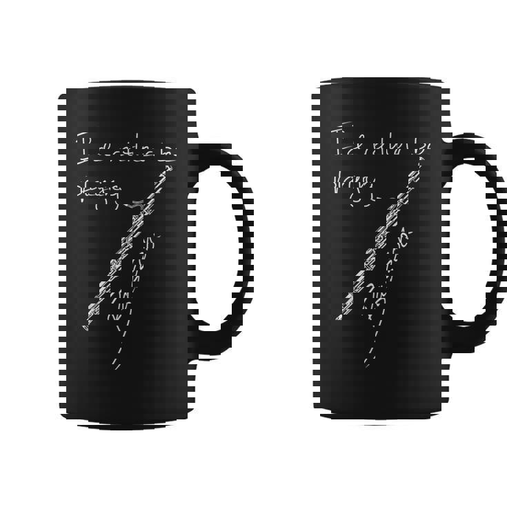 I'd Rather Be Playing Bassoon、ファゴット奏者 コーヒーマグ