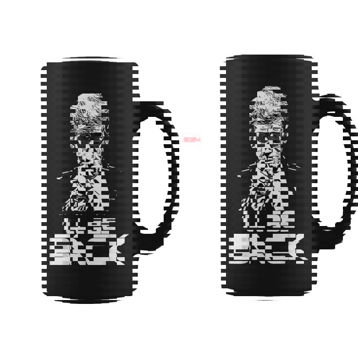 I'll Be Back 2024 ドナルド・トランプ 大統領用 おもしろサングラス コーヒーマグ