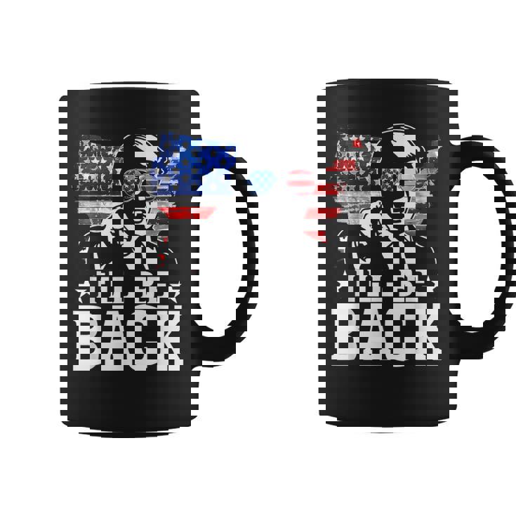 I'll Be Back Trump 2024 アメリカ大統領選挙トランプ コーヒーマグ