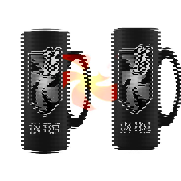 I'm Fine 脆弱性スタックス ファンタジー Mmorpg コーヒーマグ