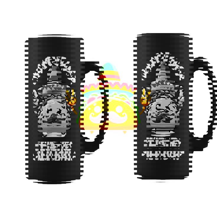 I'm Into Fitness Fit'ness Taco In My Mouth ジム おもしろタコス コーヒーマグ