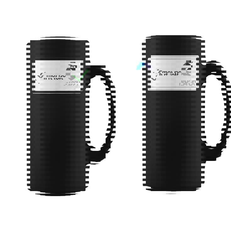 I'm Not A Robot Web Internet Quiz Question コーヒーマグ