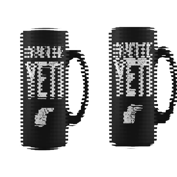 I'm With The Yeti お揃いのyetiコスチュームシャツ コーヒーマグ