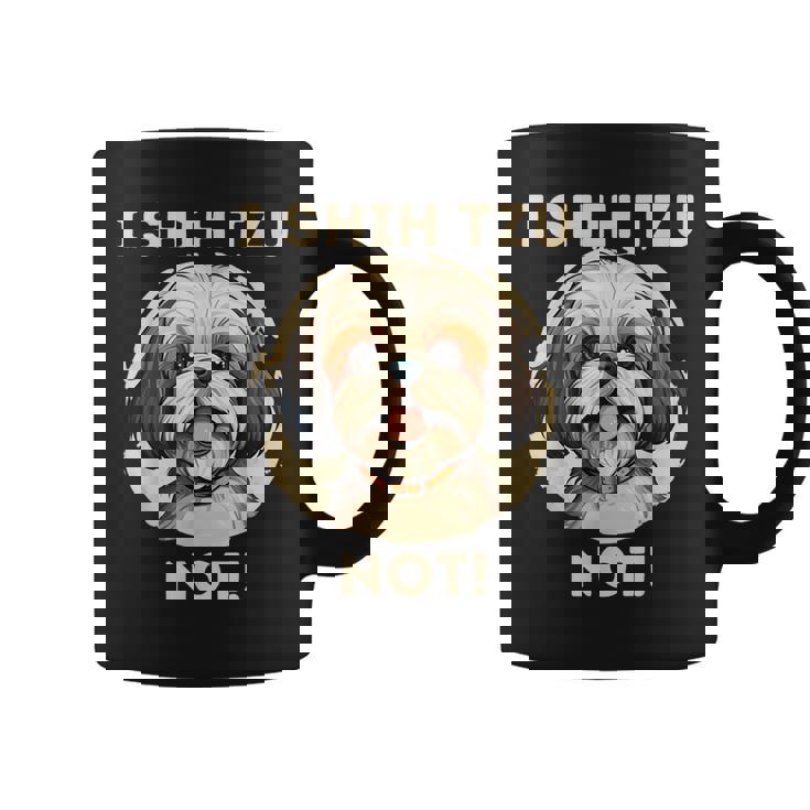 Ihih Tzu Not おもしろシーズー犬 コーヒーマグ