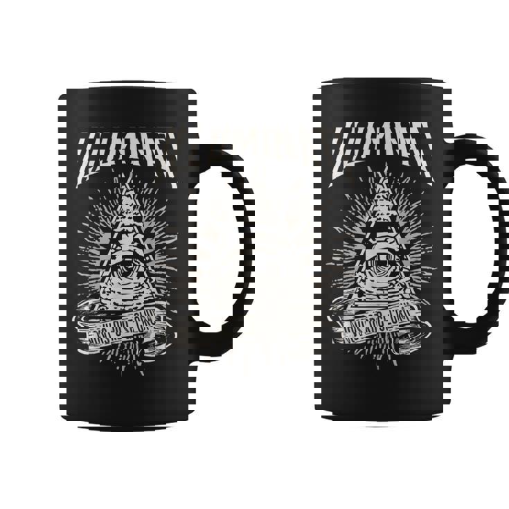 Illuminati New World Order イルミナティ新世界秩序デザイン、プロビデンスの目 コーヒーマグ