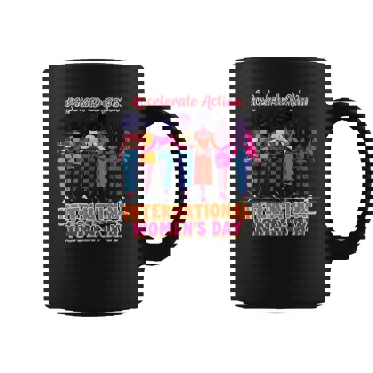 International Women’S Day Empowerment Accelerate Action コーヒーマグ