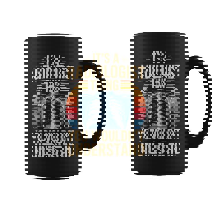 It's A Radiologist Thing You Wouldn't Understanding Retro コーヒーマグ