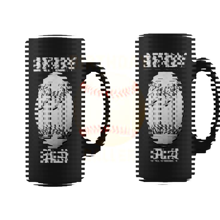 It's My 11Th Birthday 野球 11歳の少年少女 コーヒーマグ