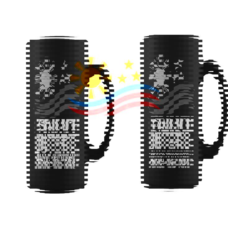 Itand With Duterte フィリピン フィリピン 強い 帰省 コーヒーマグ