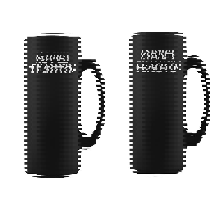 Iurvived The Abortion Y2k 大学 ユーモア 皮肉なミーム コーヒーマグ