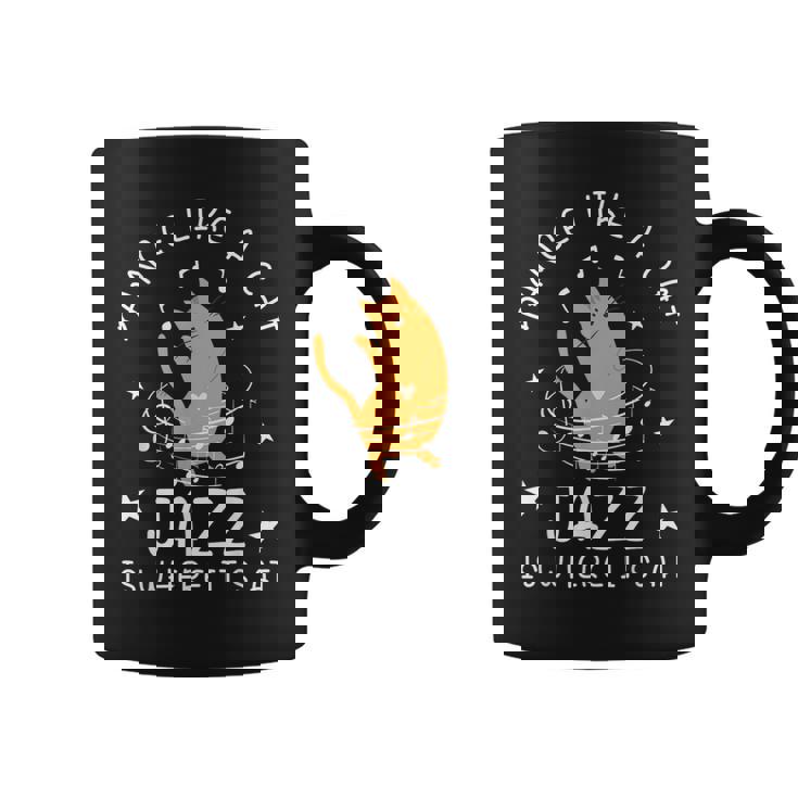 Jazz Dance Cat Jazz コーヒーマグ