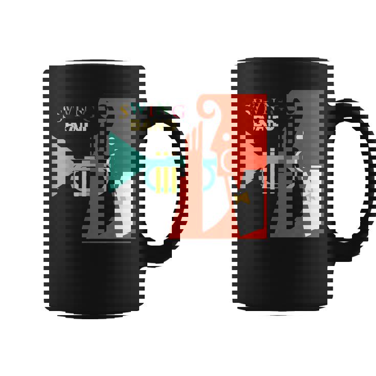 Jazz Music Player スイング バンド レトロ ヴィンテージ 70年代 コーヒーマグ