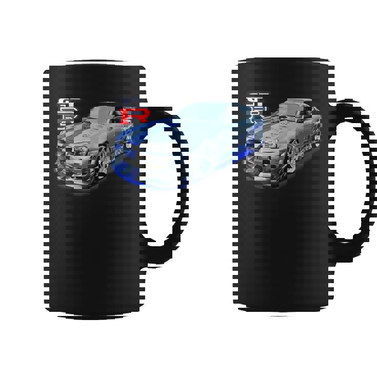 Jdm Car-Spec Kv2 シルバー Bnr34 レース コーヒーマグ