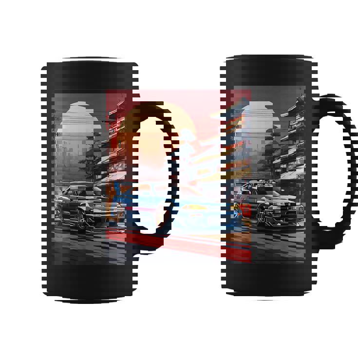 Jdm レトロ 日本自動車 レースカー 東京 スカイライン サンセット コーヒーマグ