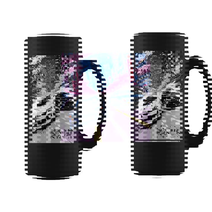 Jdm レースカーズ 東京ストリート ドリフト アニメ風 桜 コーヒーマグ