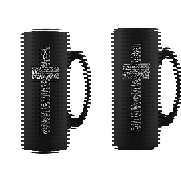 Jesus Christ Messiah Biblical Names Christian Faith Cross コーヒーマグ