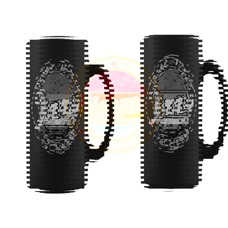 Jimmy The Man The Myth The Legend Personalized Name Coffee Mug