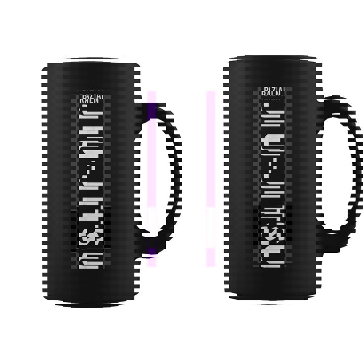 Jiu Jitsu Combat Belt Purple Taza de café