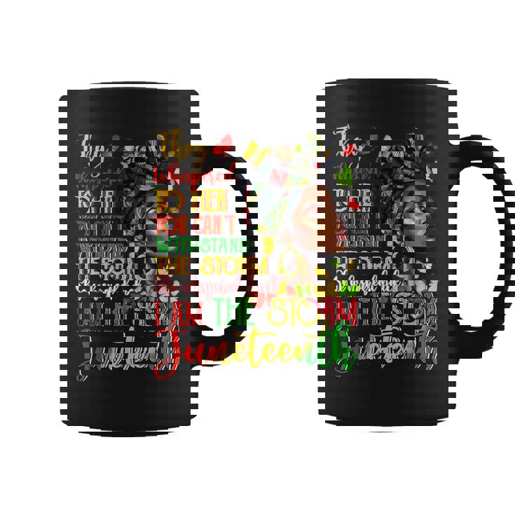 Junenth 1865 African Melanin Black History Girls Coffee Mug