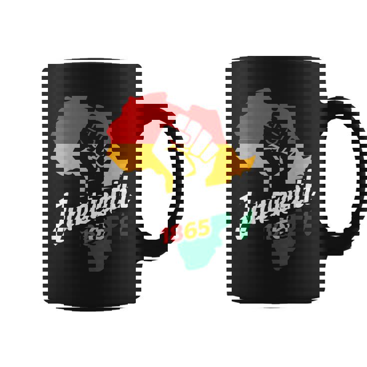 Junenth 1865 Black History Afro American African Freedom Coffee Mug