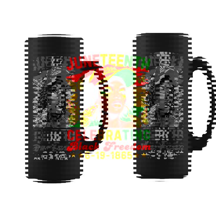 Junenth Celebrating Black Freedom 1865 African Women Coffee Mug