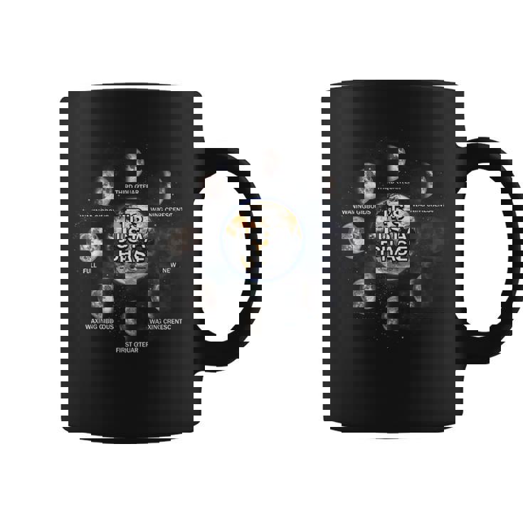 Just A Phase Moon 月面宇宙科学愛好家 天文学惑星 コーヒーマグ