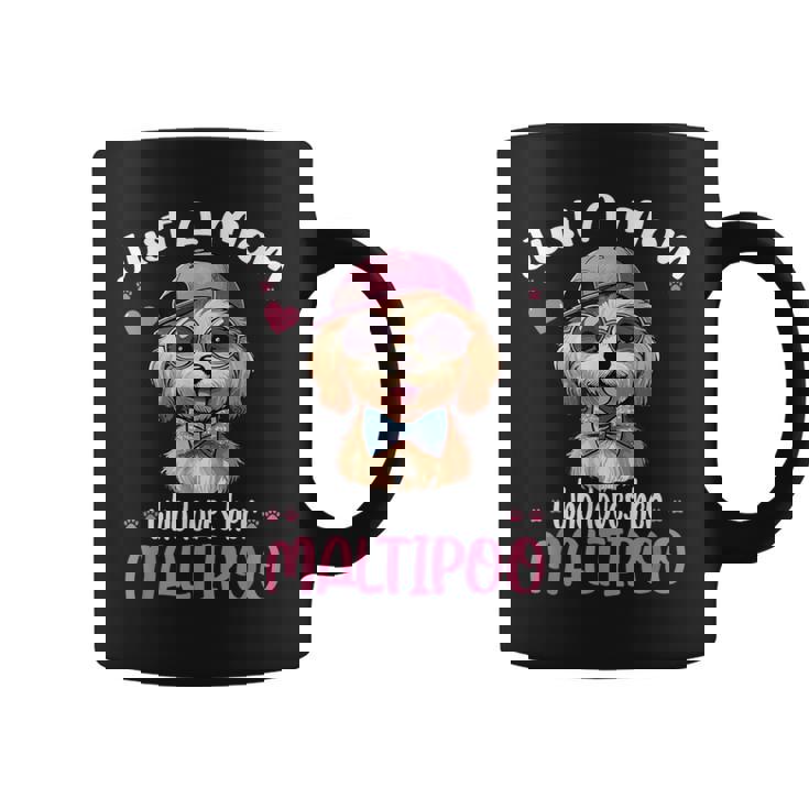 Just Mom Who Loves Her Maltipooママ コーヒーマグ