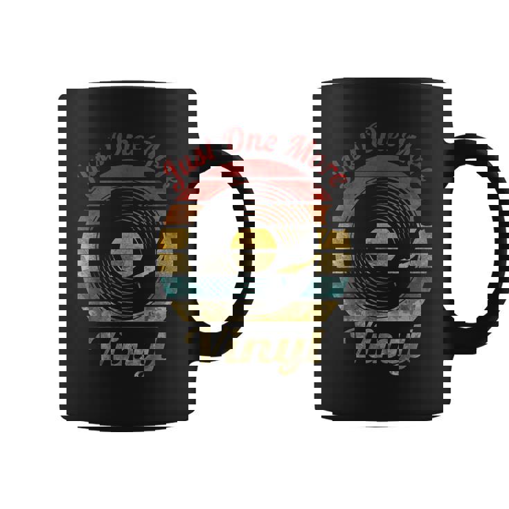 Just One More ビニールレトロレコード ヴィンテージミュージック コーヒーマグ