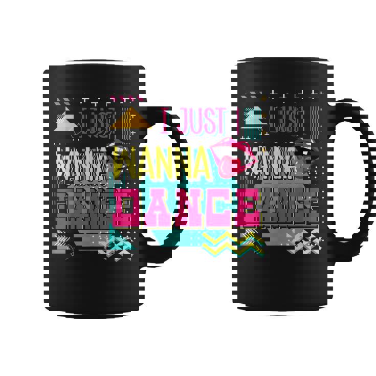 I Just Wanna Dance Lovers ファニーダンシングファン レトロダンサー コーヒーマグ