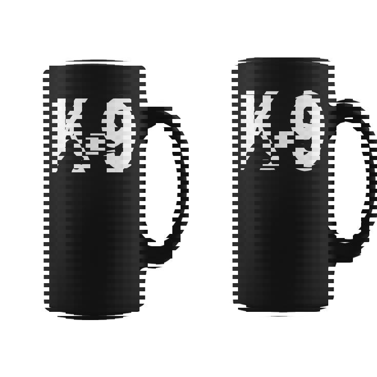 K9 ジャーマンシェパード ロゴデザイン K-9 退役軍人の日 コーヒーマグ