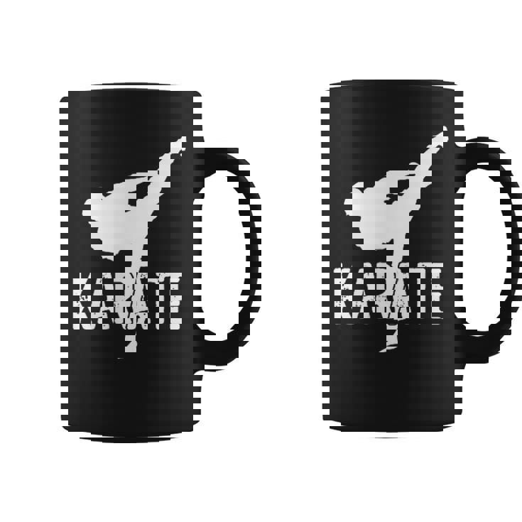 Karate Kick 空手キック松濤館、剛柔和道上地糸東極真流 コーヒーマグ