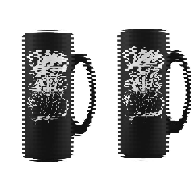 Keep Writing My Name ホワイト グラフィティ タギング 爆撃シャツ コーヒーマグ