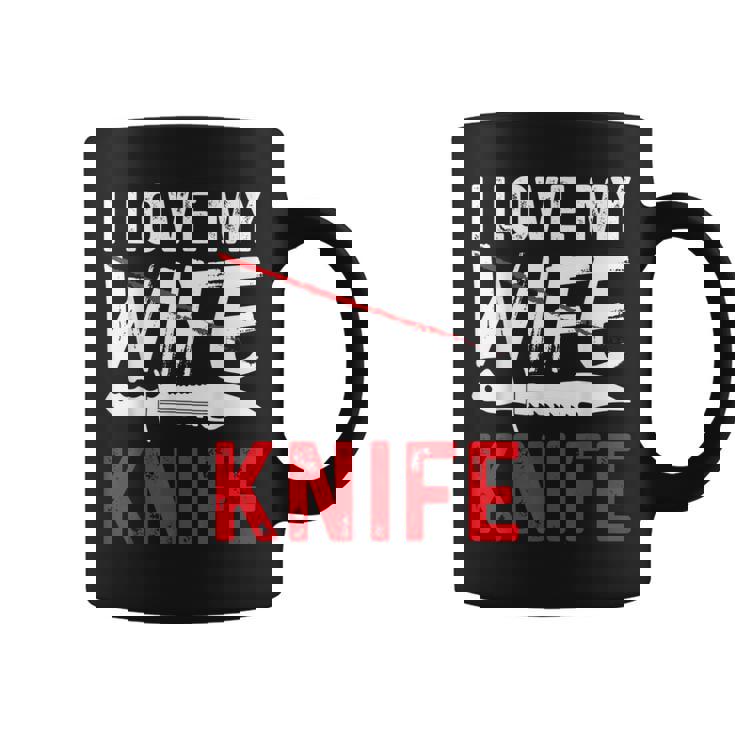 メンズ Knife Collector I Love My Wife ナイフ コーヒーマグ
